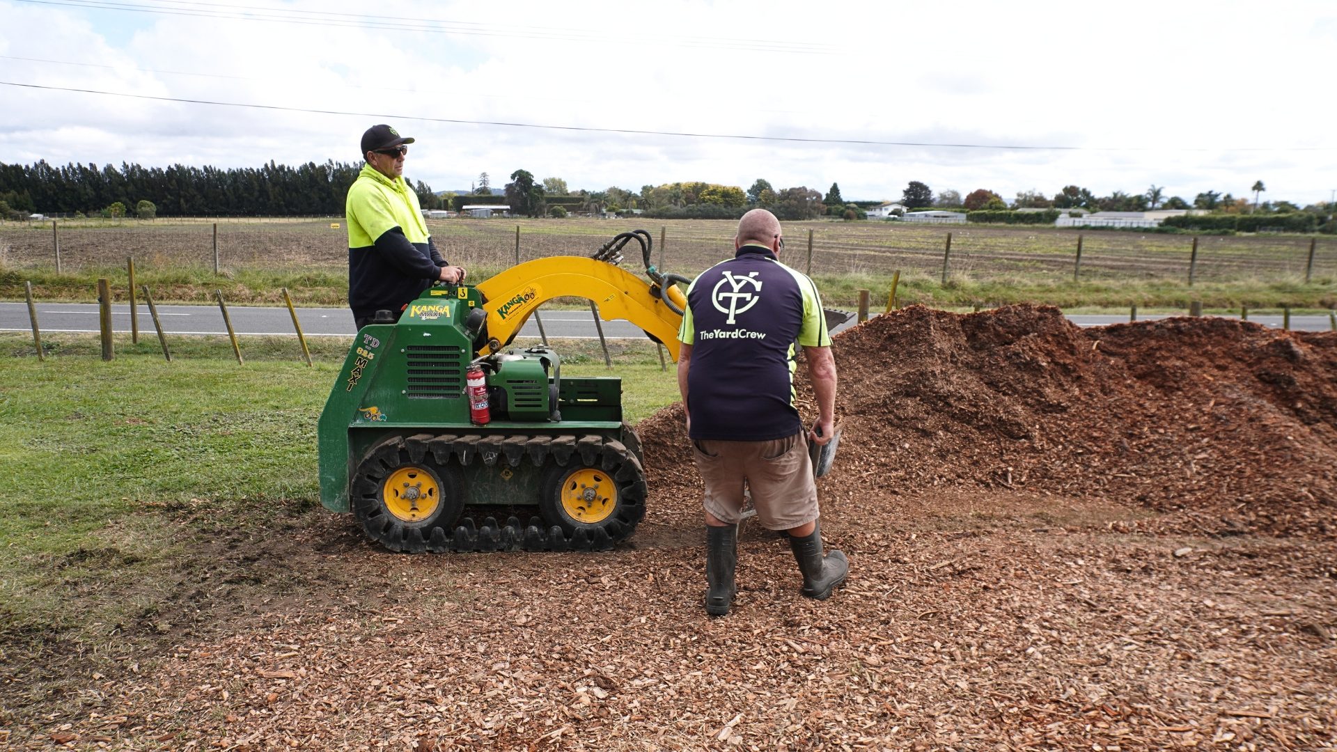 moving wood chips